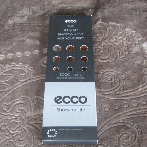 ECCO NEW IN BOX Comfort Fiber System Leather Insole size 37 - Picture 3 of 6
